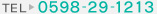 TEL�F0598-29-1213